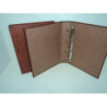 CARPETA 4A 40MM FL NATURAL CARTON FORRADA COLOR CUERO ESLA 3393