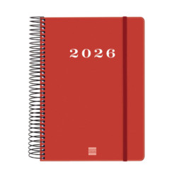 AGENDA MY E10 1DP 2026 ROJO+ FINOCAM26 743523026 185 X 20 X 212 MM