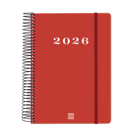 AGENDA MY E10 1DP 2026 ROJO+ FINOCAM26 743523026 185 X 20 X 212 MM