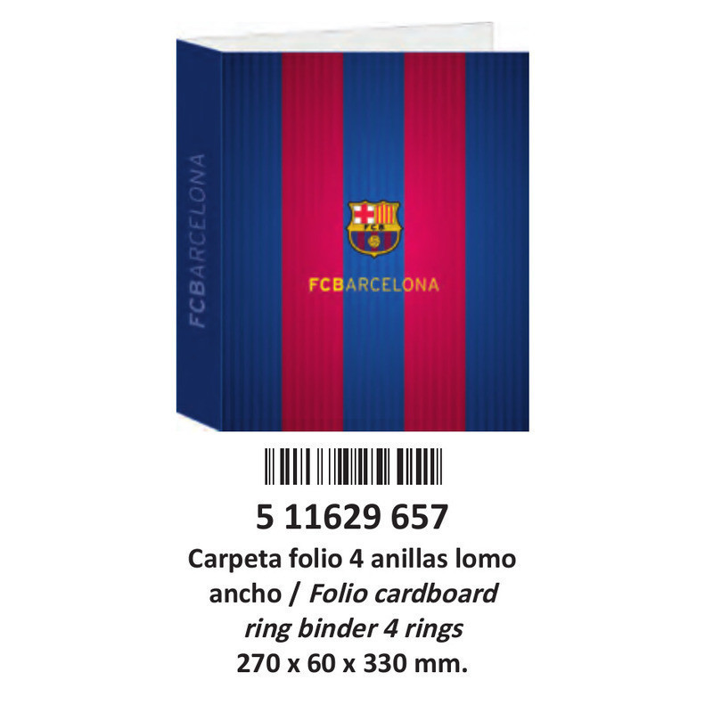 CARPEBLOC DEC FL 4A LOMO ANCHO SAFTA16 FC BARCELONA 511629657 ^