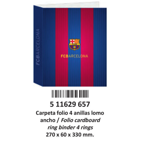CARPEBLOC DEC FL 4A LOMO ANCHO SAFTA16 FC BARCELONA 511629657 ^