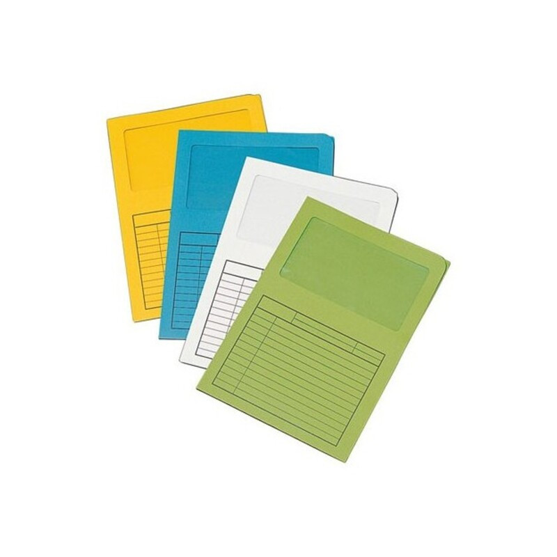 SUBCARPETA WINDOW A-4 KARMAN VENTANA 160G COLORES SURTIDOS PTE 10U 4381 99