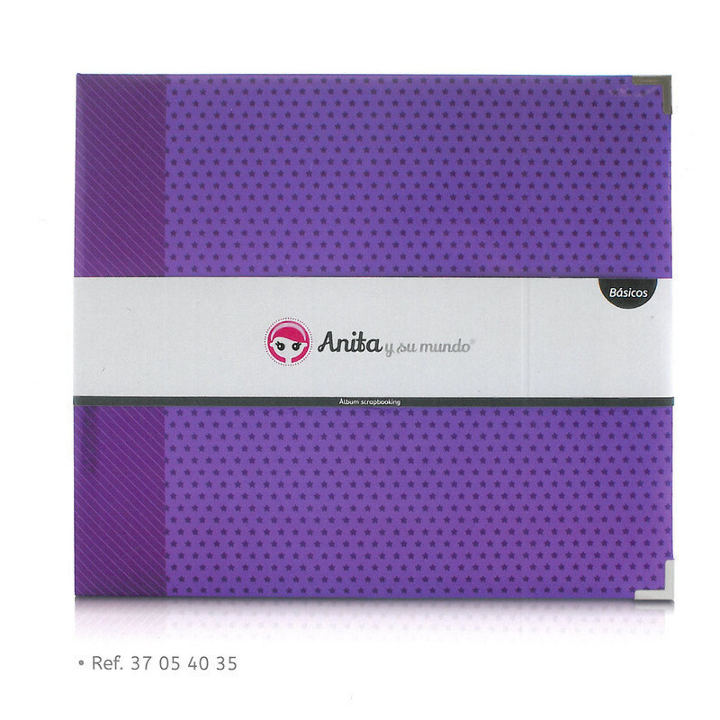 CARPETA 37*33,2 GRAFOPLAS ANITA 4A ESTRELLAS VIOLETA 37054035