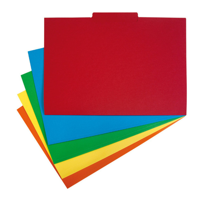 SUBCARPETA PESTAÑA CENTRO GRAFOPLAS FL NARANJA PTE 50U 00031352