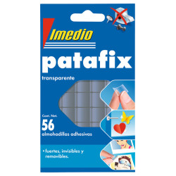 PEGAMENTO TACK IMEDIO PATAFIX TRANSPARENTE 56P C/12U 7001471