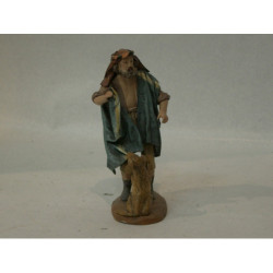 PASTOR LIENZADO PIE PERRO 17CM 704 ^