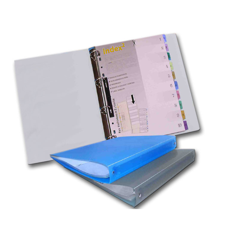 CARPETA PLAST. 4A 25  DIN A-4 TRASPARENTE COLORES SURTIDOS FORCEL 5734