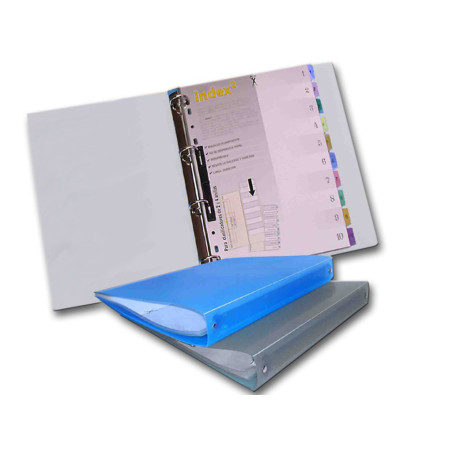 CARPETA PLAST. 4A 25  DIN A-4 TRASPARENTE COLORES SURTIDOS FORCEL 5734