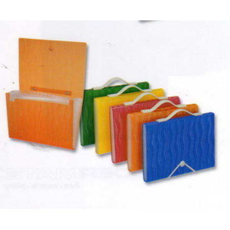 CARPETA FUELLE 12B MALETIN FOLDER VERTICAL ROSA 733 ^