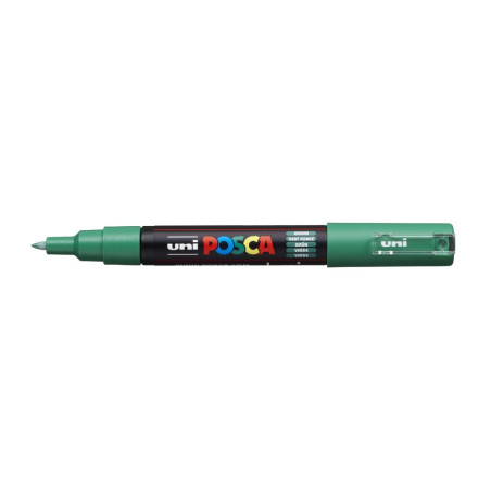 MARCADOR UNI-BALL POSCA PC-1M. PUNTA FINA 0,7MM VERDE -6-