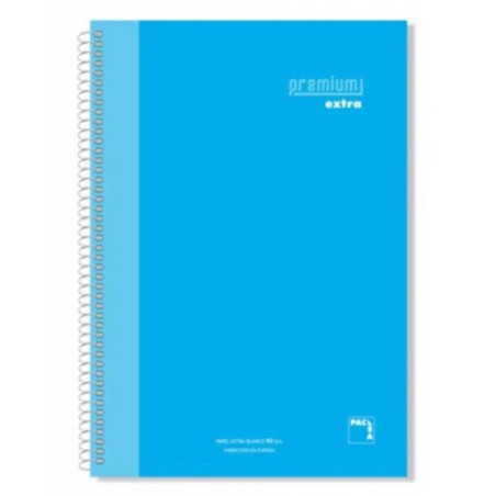 CUADERNO EUROPEAN A-4 120H TE PACSA PREMIUM EXTRA 90G HORIZONTAL 16482 ^