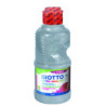TEMPERA GLITTER PLATA 250ML GIOTTO