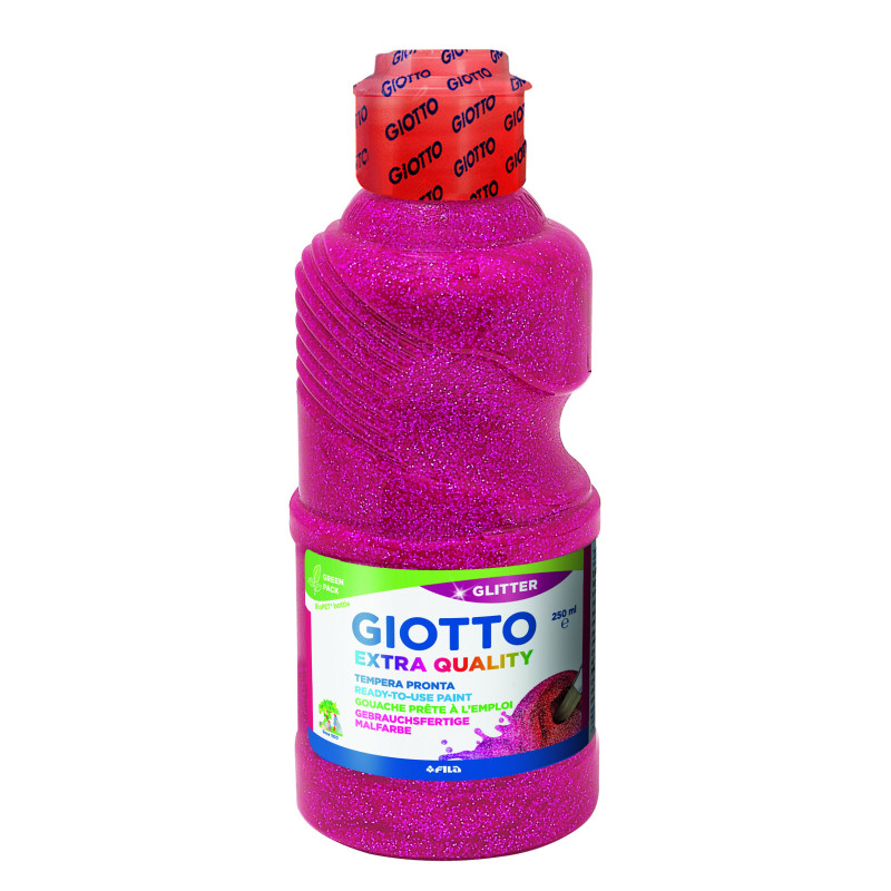 TEMPERA GLITTER MAGENTA 250ML GIOTTO