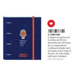 CARP 4 ANI 30MM C/RECAMBIO VALENCIA BASKET SAFTA26 512084666 32X27 UNIDAD