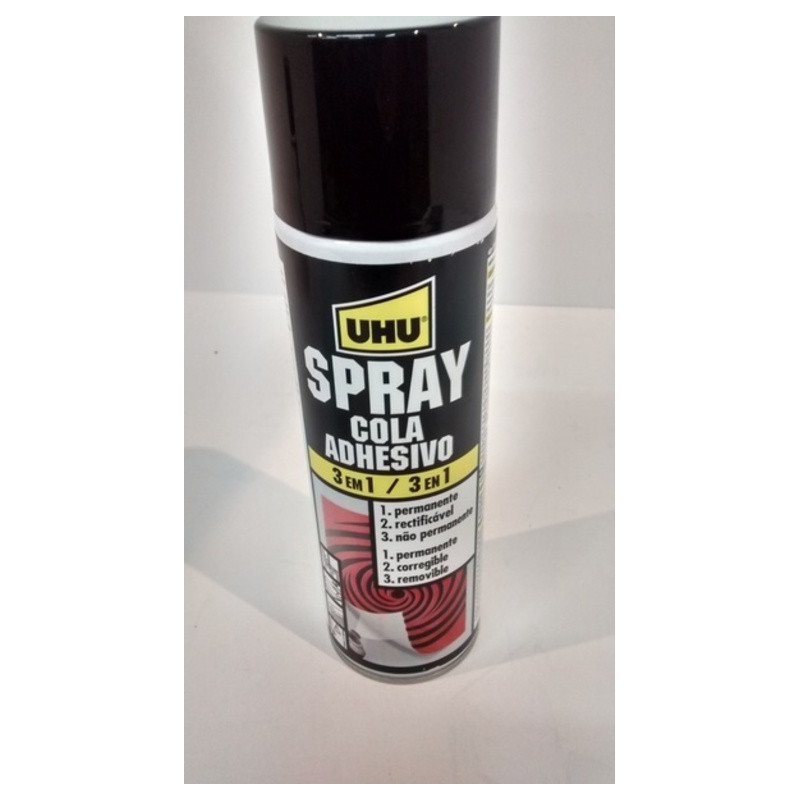 PEGAMENTO SPRAY UHU 500ML 3 EN 1