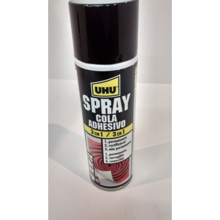 PEGAMENTO SPRAY UHU 500ML 3 EN 1