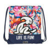 SACO PLANO EL NIÑO "LIFE IS FUN" 612207196 40*35 SAFTA22