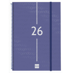 AGENDA YEAR E40 SVH 2026 AZUL+ FINOCAM26 741461026 217 X 14 X 297 MM