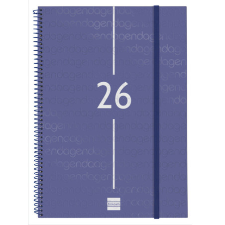 AGENDA YEAR E40 SVH 2026 AZUL+ FINOCAM26 741461026 217 X 14 X 297 MM