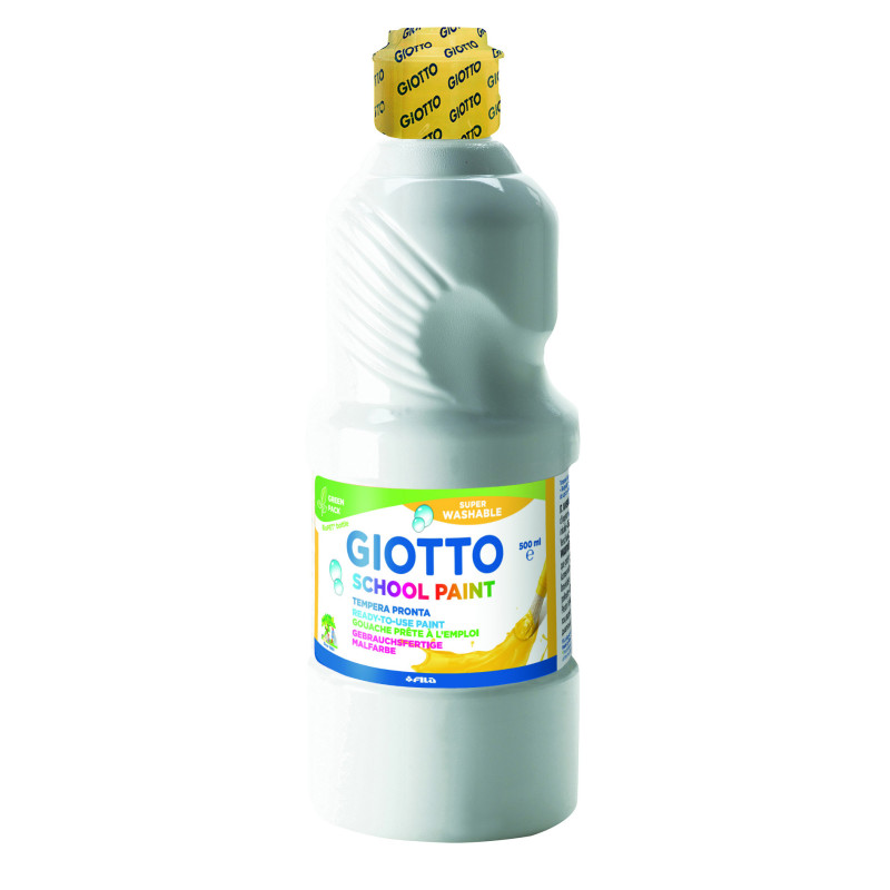 TEMPERA LAVABLE BLANCO 500 ML GIOTTO