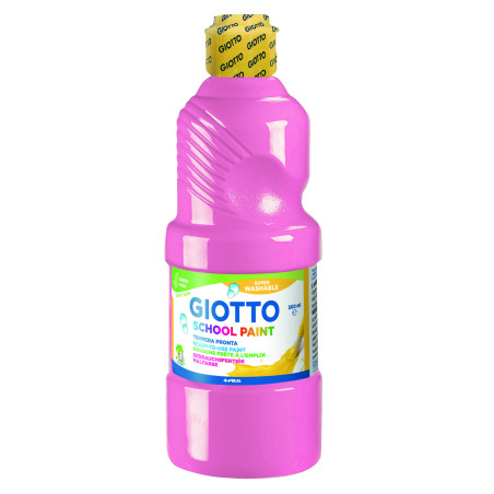TEMPERA LAVABLE ROSA 500 ML GIOTTO