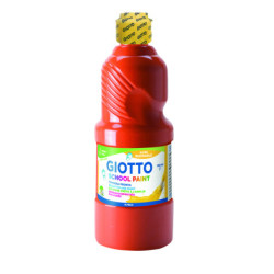 TEMPERA LAVABLE ROJO BERMELLON 500 ML GIOTTO