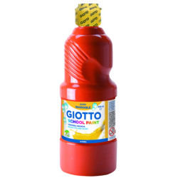 TEMPERA LAVABLE ROJO ESCARLATA 500 ML GIOTTO