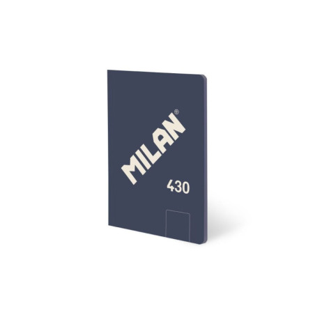 LIBRETA A5 MILAN ENCOLADA 48H LISO 95G 430 SINCE 1918 AZUL 57251G48B UNIDAD