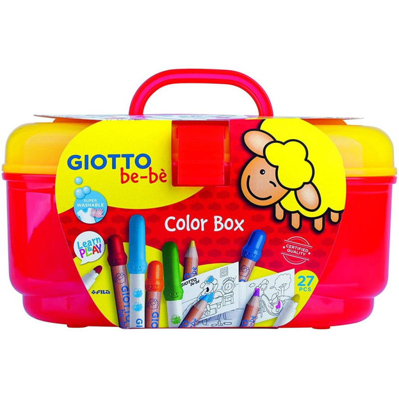 CAJA GIOTTO BEBE SUPERBOX ROTULADORES, LAPICES Y PINTACOLOR 465800 FILA