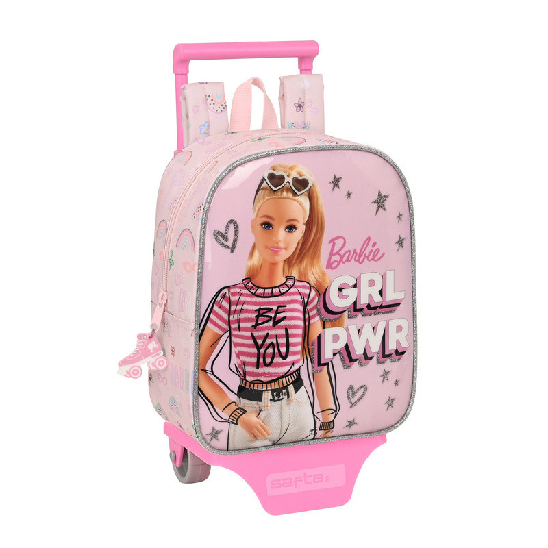MOCHILA 232+CARRO 805 BARBIE "SWEET" 612210280 28*22 SAFTA22