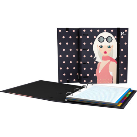 CARPEBLOC DEC RINGBOOK 4A A4 C/RECAMBIO GRAFOPLAS18 NOA LUNARES 88101933