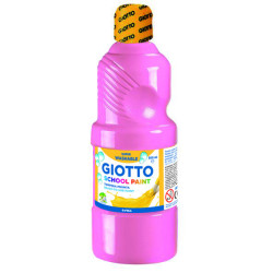 TEMPERA LAVABLE ROSA CLARO 500 ML GIOTTO