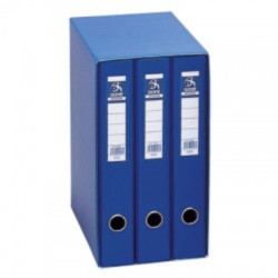 MODULO 3 CARPETAS 2 ANILLAS 40MM DOHE AZUL