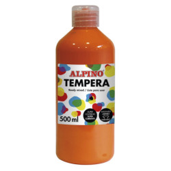 TEMPERA LIQUIDA 500 ML NARANJA ALPINO