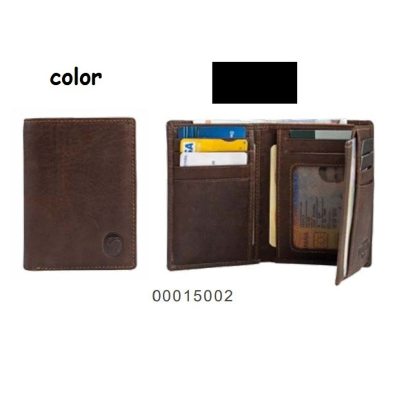 BILLETERO MATTIES VERTICAL C/TARJETERO NEGRO 15002