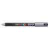 MARCADOR UNI-BALL POSCA PC-1MR PUNTA EXTRA FINA 0,7MM PLATA -26-