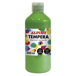 TEMPERA LIQUIDA 500 ML VERDE CLARO ALPINO