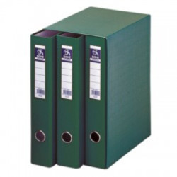 MODULO 3 CARPETAS 2 ANILLAS 40MM DOHE VERDE ^