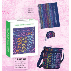 SET DE REGALO PEQUEÑO  BENETTON "SPINA" 35*28 311850588 SAFTA18