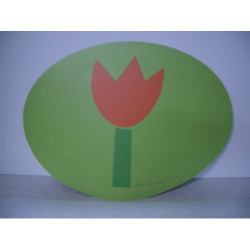 VADE DEC AGATA OVAL PLASTICO TULIPAN ^