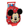 MOCHILA 609+CARRO 705 MICKEY MOUSE "HAPPY SMILES" 612214020 34*28 SAFTA22