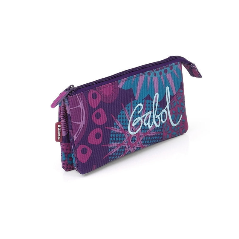 MONEDERO GABOL16 SCHOOL VANILA TRIPLE 17CM 217780 ^