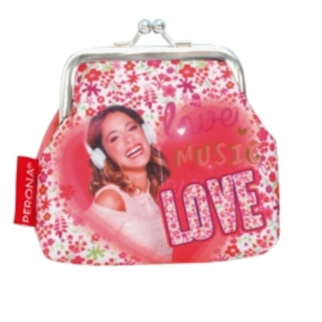 MONEDERO PERONA14 VIOLETTA PASSION CLIC 10CM 30016 ^