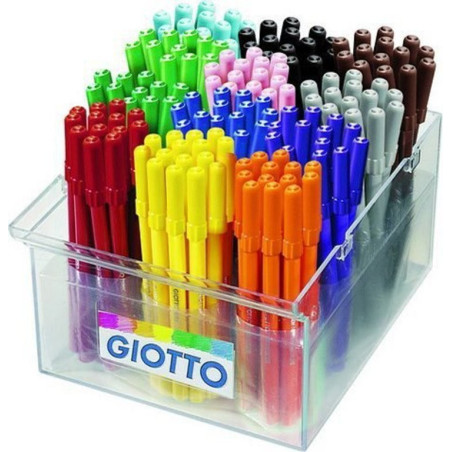 ROTULADOR GIOTTO TURBO COLOR FILA 12 COLORES BOTE 144U SCHOOLPACK 52380000