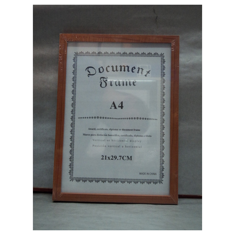 MARCO FOTOS MADERA C/CRISTAL MARCO NATURAL 38096 ^
