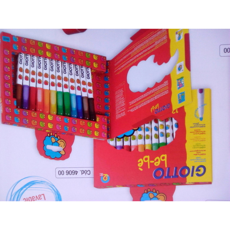 ROTULADOR GIOTTO BEBE 12 COLORES 460600 FILA