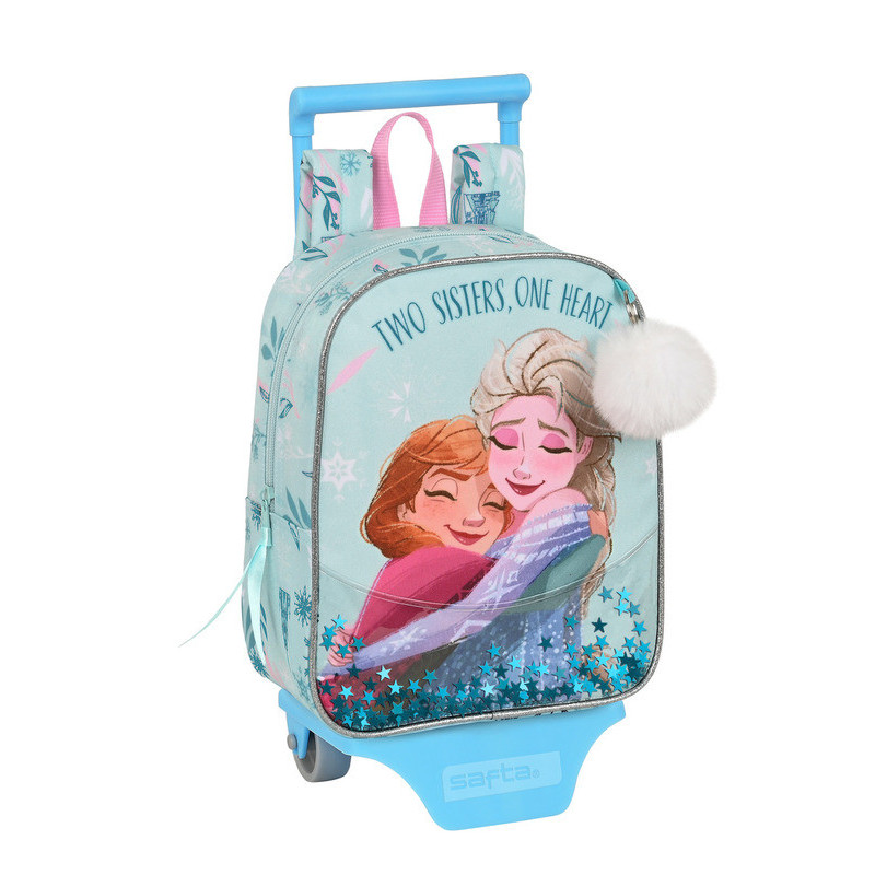 MOCHILA 232+CARRO 805 FROZEN II "ONE HEART" 612215280 28*22 SAFTA22
