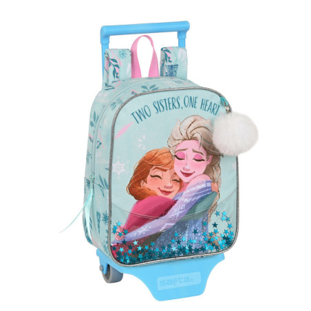 MOCHILA 232+CARRO 805 FROZEN II "ONE HEART" 612215280 28*22 SAFTA22