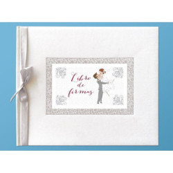 LIBRO BODA ARGUVAL MUSICA APAISADO C/LAZO 42348