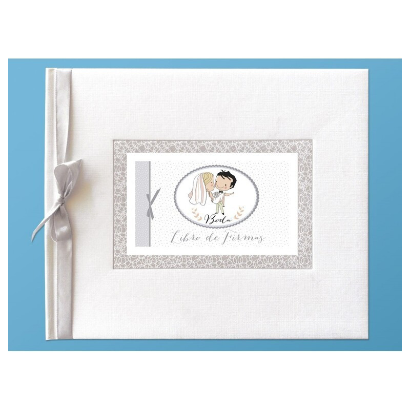 LIBRO BODA ARGUVAL MUSICA APAISADO C/LAZO 42349